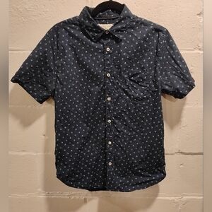 Aeropostale Dark Blue Casual Button Down Shirt